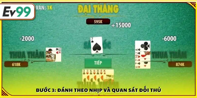 Cách chơi sâm lốc ra bài theo nhịp hợp lý